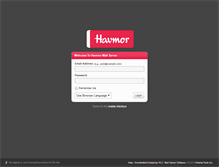 Tablet Screenshot of mail.havmor.com